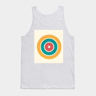 Modern geometric mural art design Tank Top